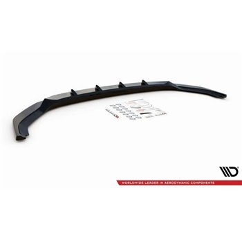 Maxton - Lame Du Pare-Chocs Avant V.2 Volkswagen T6.1 Noir Brillant