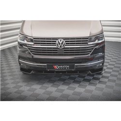 Maxton - Lame Du Pare-Chocs Avant V.1 Volkswagen T6.1 Noir Brillant