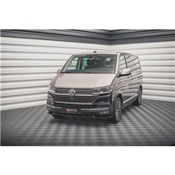 Maxton - Lame Du Pare-Chocs Avant V.1 Volkswagen T6.1 Noir Brillant