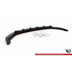Maxton - Lame Du Pare-Chocs Avant V.1 Volkswagen T6.1 Noir Brillant
