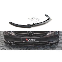 Maxton - Lame Du Pare-Chocs Avant Mercedes-Benz E W213 Noir Brillant