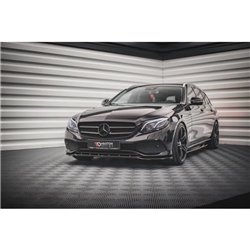 Maxton - Lame Du Pare-Chocs Avant Mercedes-Benz E W213 Noir Brillant