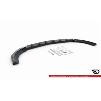 Maxton - Lame Du Pare-Chocs Avant Mercedes-Benz E W213 Noir Brillant