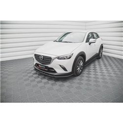 Maxton - Lame Du Pare-Chocs Avant V.2 Mazda CX-3 Noir Brillant