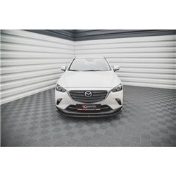 Maxton - Lame Du Pare-Chocs Avant V.2 Mazda CX-3 Noir Brillant
