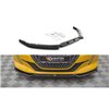 Maxton - Lame Du Pare-Chocs Avant V.1 Peugeot 208 Mk2 Noir Brillant