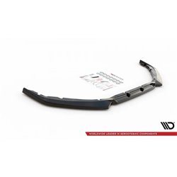 Maxton - Lame Du Pare-Chocs Avant V.1 Peugeot 208 Mk2 Noir Brillant
