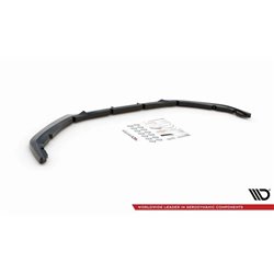 Maxton - Lame Du Pare-Chocs Avant V.1 Peugeot 208 Mk2 Noir Brillant