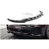 Maxton - Lame Du Pare-Chocs Avant V.3 BMW X7 M-Pack G07 Noir Brillant