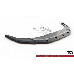Maxton - Lame Du Pare-Chocs Avant V.2 Audi Q3 Sportback S-Line F3 Noir Brillant