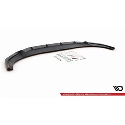 Maxton - Lame Du Pare-Chocs Avant V.2 Audi Q3 Sportback S-Line F3 Noir Brillant