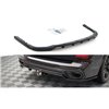 Maxton - Arriere Splitter (avec une barre verticale) BMW X7 M-Pack G07 Noir Brillant