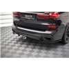 Maxton - Arriere Lame (avec une barre verticale) BMW X7 M-Pack G07 Noir Brillant