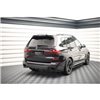 Maxton - Arriere Lame (avec une barre verticale) BMW X7 M-Pack G07 Noir Brillant