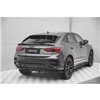 Maxton - Arriere Lame (avec une barre verticale) Audi Q3 Sportback S-Line Noir Brillant