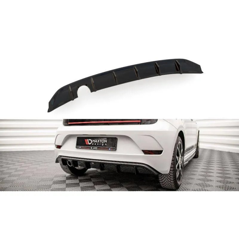Maxton - Diffuseur Arrière Complet Volkswagen Up GTI Noir Brillant