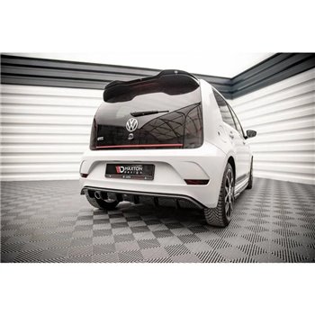 Maxton - Diffuseur Arrière Complet Volkswagen Up GTI Noir Brillant