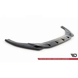 Maxton - Lame Du Pare-Chocs Avant V.1 Audi S5 / A5 S-Line F5 Facelift Noir Brillant