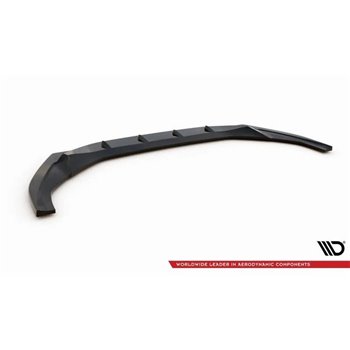 Maxton - Lame Du Pare-Chocs Avant V.1 Audi S5 / A5 S-Line F5 Facelift Noir Brillant