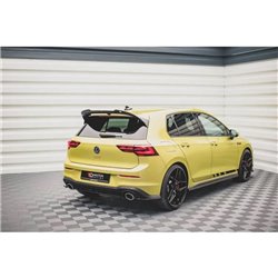 Maxton - Arriere Lame Volkswagen Golf GTI Clubsport Mk8 Noir Brillant