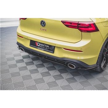 Maxton - Arriere Lame Volkswagen Golf GTI Clubsport Mk8 Noir Brillant