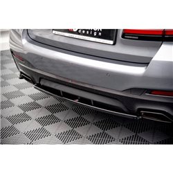 Maxton - Arriere Lame BMW 5 M-Pack Sedan / Touring G30 / G31 Facelift Noir Brillant