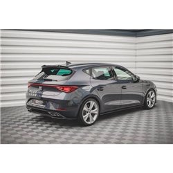 Maxton - Arriere Lame Seat Leon FR Hatchback Mk4 Noir Brillant