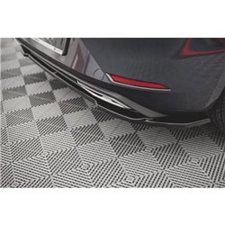 Maxton - Arriere Lame Seat Leon FR Hatchback Mk4 Noir Brillant