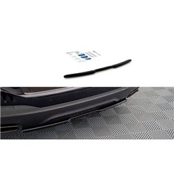 Maxton - Arriere Splitter BMW 6 GT G32 M-Pack Noir Brillant