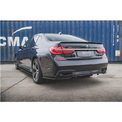 Maxton - Arriere Lame (avec une barre verticale) BMW 7 M-Pack G11 /G12 Noir Brillant