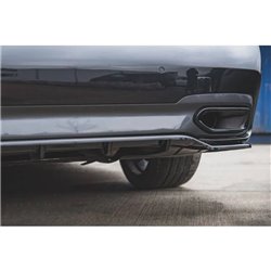Maxton - Arriere Lame (avec une barre verticale) BMW 7 M-Pack G11 /G12 Noir Brillant