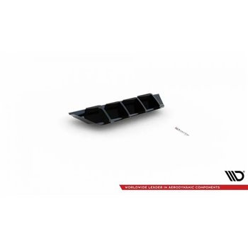 Maxton - Diffuseur Arrière Complet V.1 Seat Leon FR ST Mk4 Noir Brillant