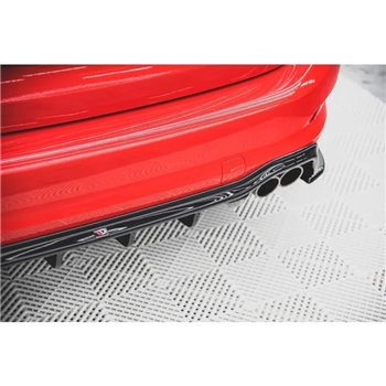 Maxton - Rajout Du Pare-Chocs Arriere Ford Focus ST-Line Estate Mk4 Noir Brillant