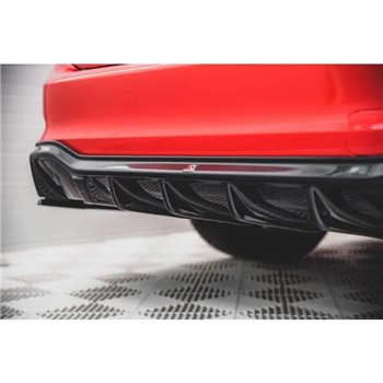 Maxton - Rajout Du Pare-Chocs Arriere Ford Focus ST-Line Estate Mk4 Noir Brillant