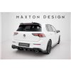 Maxton - Diffuseur Arrière Complet V.2 Volkswagen Golf GTI Mk8 Noir Brillant