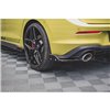 Maxton - Lames De Pare-Chocs Arrière Latérales V.1 + Ailerons Volkswagen Golf GTI Clubsport Mk8 Facelift 