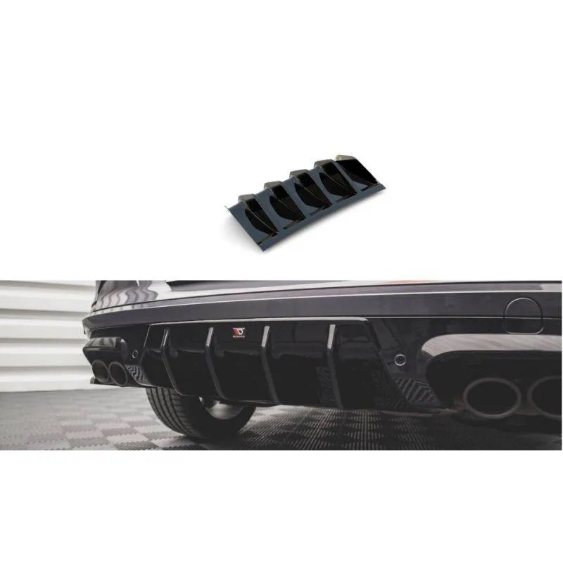 Maxton - Diffuseur Arrière Complet V.1 Cupra Formentor Mk1 / Mk1 Facelift Noir Brillant