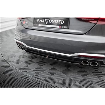 Maxton - Arriere Lame Audi S5 Sportback / Coupe F5 Facelift Noir Brillant
