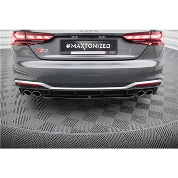 Maxton - Arriere Lame Audi S5 Sportback / Coupe F5 Facelift Noir Brillant