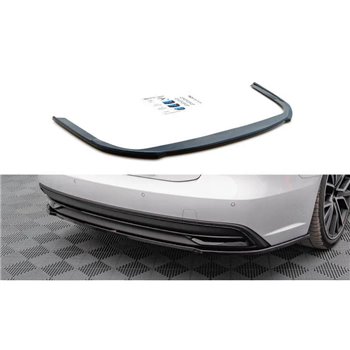 Maxton - Arriere Splitter Audi A7 C8 Noir Brillant