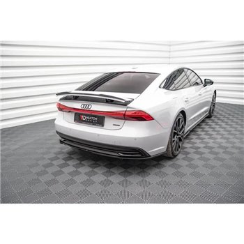 Maxton - Arriere Lame Audi A7 C8 Noir Brillant