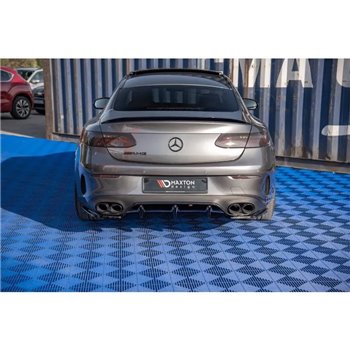 Maxton - Diffuseur Arrière Complet Mercedes-AMG E53 Coupe C238 / Cabriolet A238 Noir Brillant
