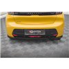 Maxton - Lames De Pare-Chocs Arrière Latérales Peugeot 208 Mk2 Noir Brillant