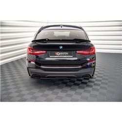 Maxton - Lames De Pare-Chocs Arrière Latérales BMW 6 GT G32 M-Pack Noir Brillant