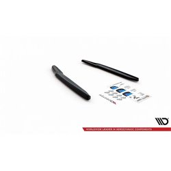 Maxton - Lames De Pare-Chocs Arrière Latérales BMW 6 GT G32 M-Pack Noir Brillant