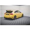Maxton - Lames De Pare-Chocs Arrière Latérales V.2 + Ailerons Mercedes-AMG A 45 S Aero Pack W177 Noir Brillant