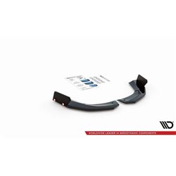 Maxton - Lames De Pare-Chocs Arrière Latérales V.2 + Ailerons Mercedes-AMG A 45 S Aero Pack W177 Noir Brillant