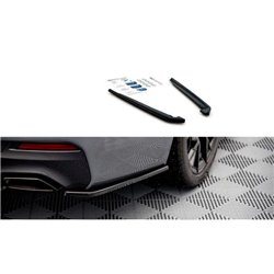 Maxton - Lames De Pare-Chocs Arrière Latérales BMW 5 G30 Facelift M-Pack Noir Brillant
