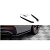 Maxton - Lames De Pare-Chocs Arrière Latérales BMW 5 G30 Facelift M-Pack Noir Brillant