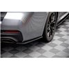 Maxton - Lames De Pare-Chocs Arrière Latérales BMW 5 G30 Facelift M-Pack Noir Brillant